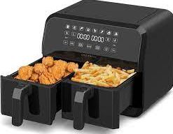 CROWNFUL 8 Quart Dual Basket Air Fryer