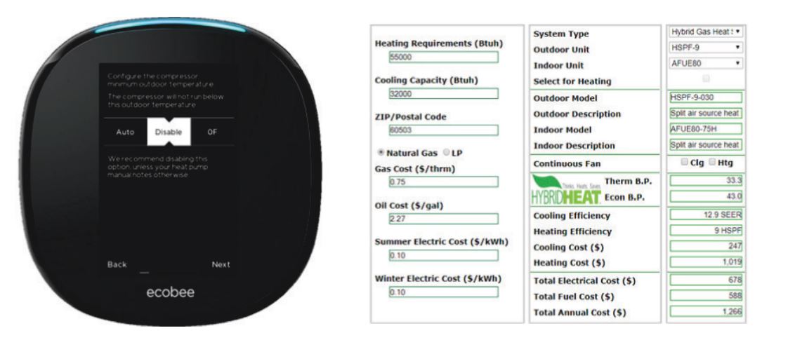 Carrier EB-STATE3LTCR-01 ecobee3 lite Pro Smart Thermostat 22