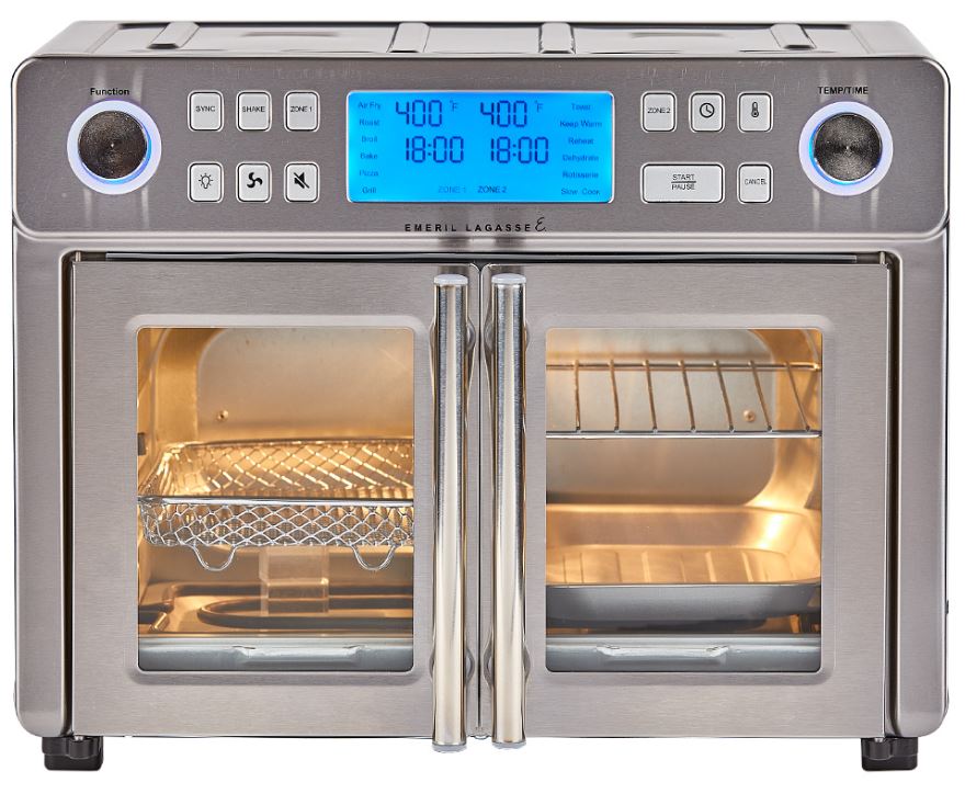 Emeril Lagasse DZEL24 Dual Zone 360 Air Fryer Oven