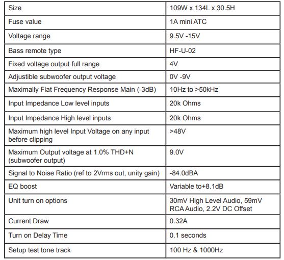 Hifonics BXiPro3 Processor Operator Guide 9