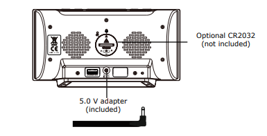La Crosse Technology Curved Radio Alarm Clock User Manual-1