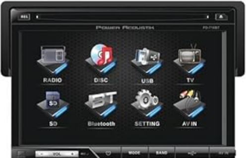 Power Acoustik PD-710B Multimedia LCD Touchscreen