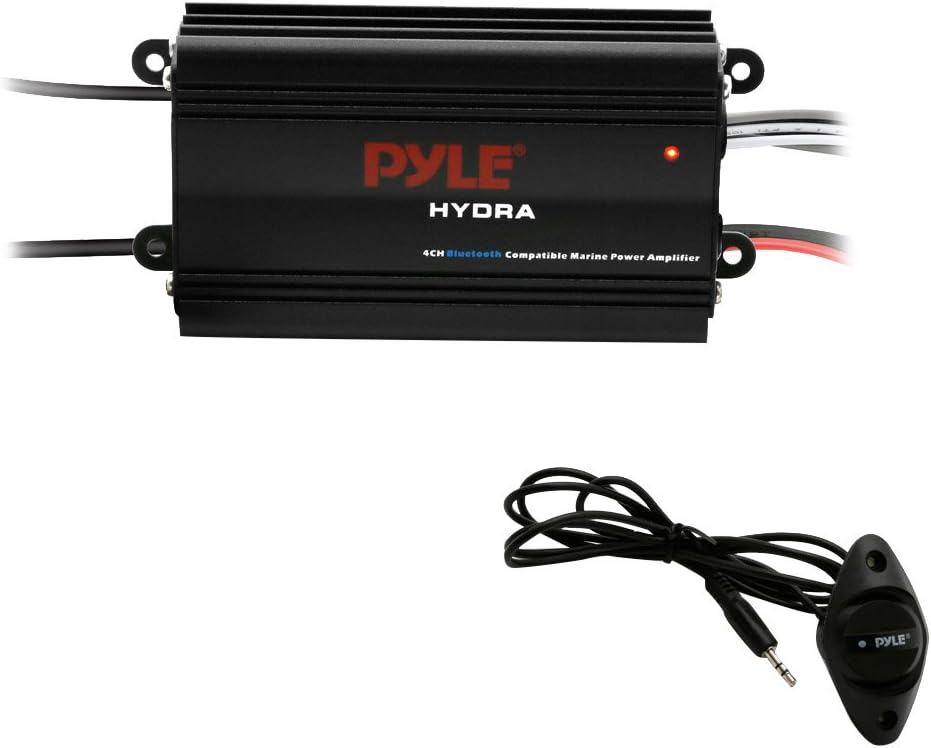 Pyle PLMRMB4CB Auto 4-Channel Marine Amplifier User Manual-pro