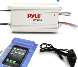 Pyle PLMRMB4CW Auto 4-Channel Marine Amplifier User Manual