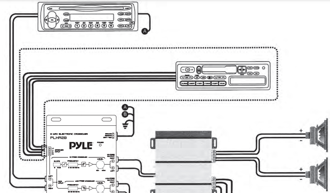 Pyle PLXR2B 2-Way Electronic Crossover Network User Manual - ManualsDock