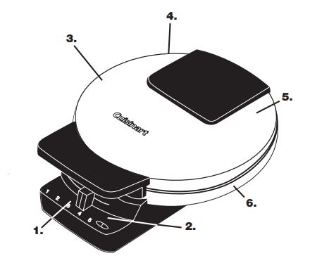 Cuisinart WMR-CAP2 Round Classic Waffle Maker 1