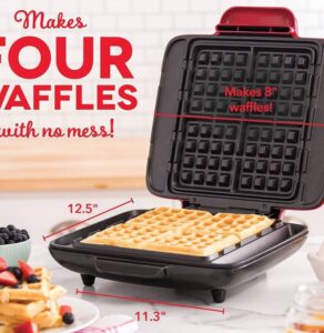 Dash DNMWM400 Deluxe No-Drip Waffle Maker Instruction Manua