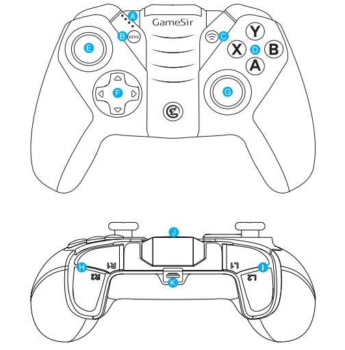 GameSir M2 MFi Wireless Gamepad Gaming Controller 1