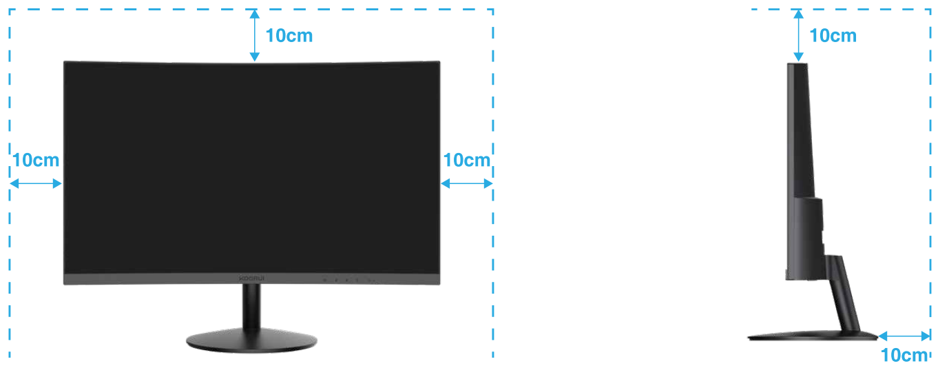 KOORUI 24N5C 24-Inch Curved Full HD Gaming Monitor 4