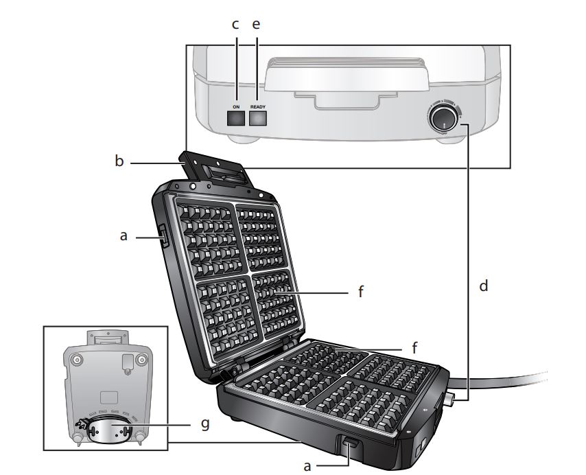 Krups Breakfast Set Stainless Steel Waffle Maker 1