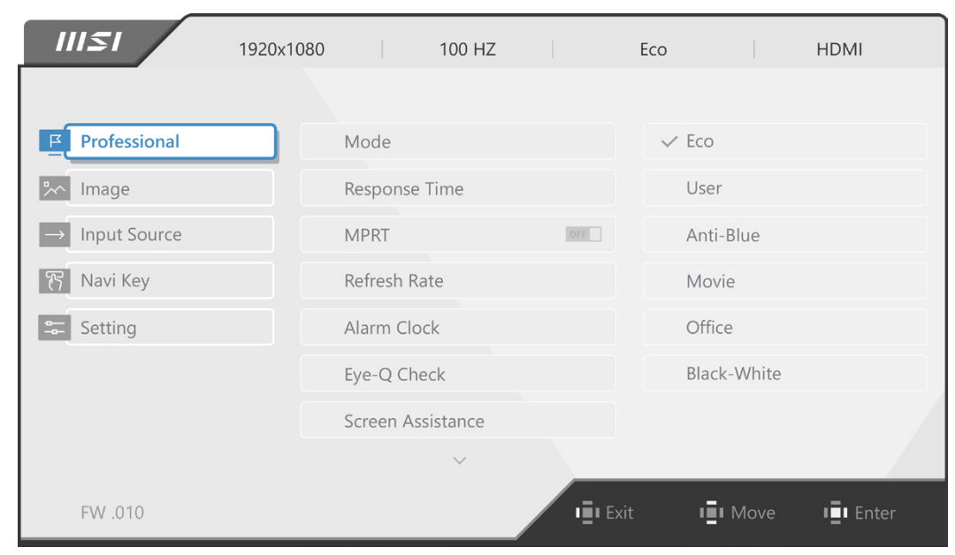 MSI PRO MP251 25-inch IPS FHD Computer Monitor 18