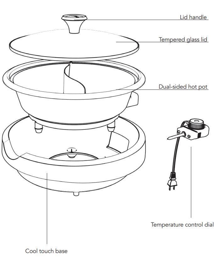 Starfrit Dual-Sided Electric Hot Pot 2