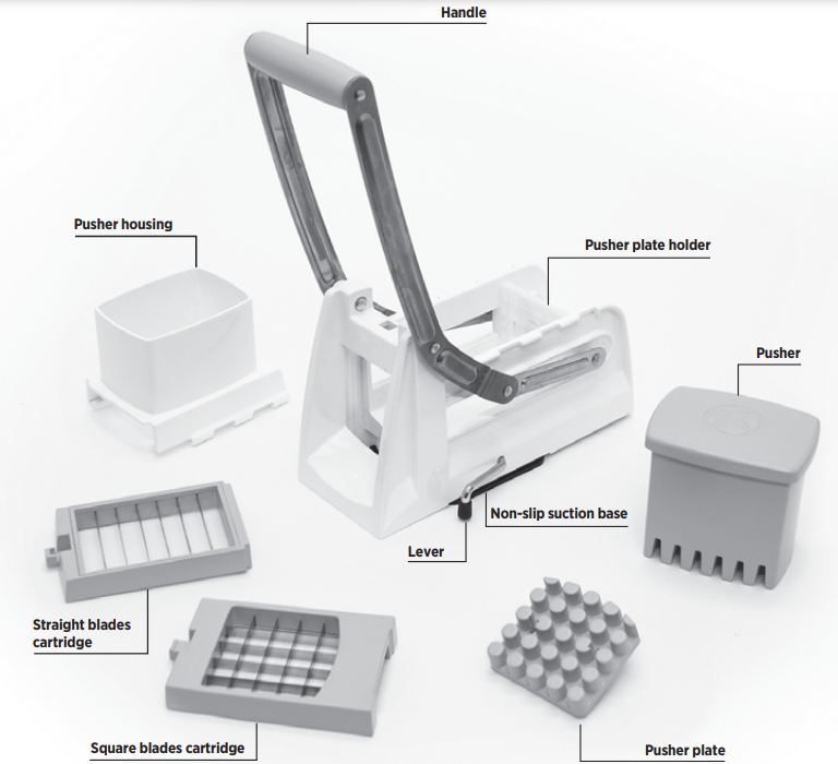 Starfrit PRO Fry Cutter and Cuber 1