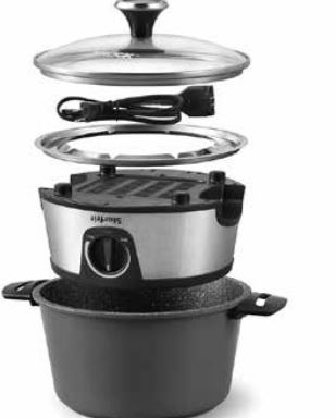 Starfrit The Rock Electric Fondue Set 3