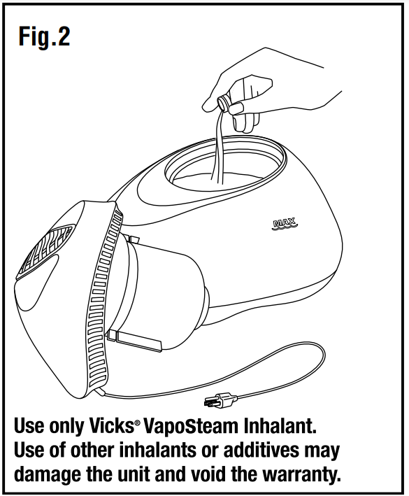 Vicks Warm Steam Vaporizer V188 2