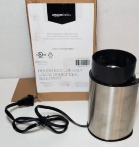 Amazon Basics Stainless Steel Electric Coffee Bean Grinder Manual