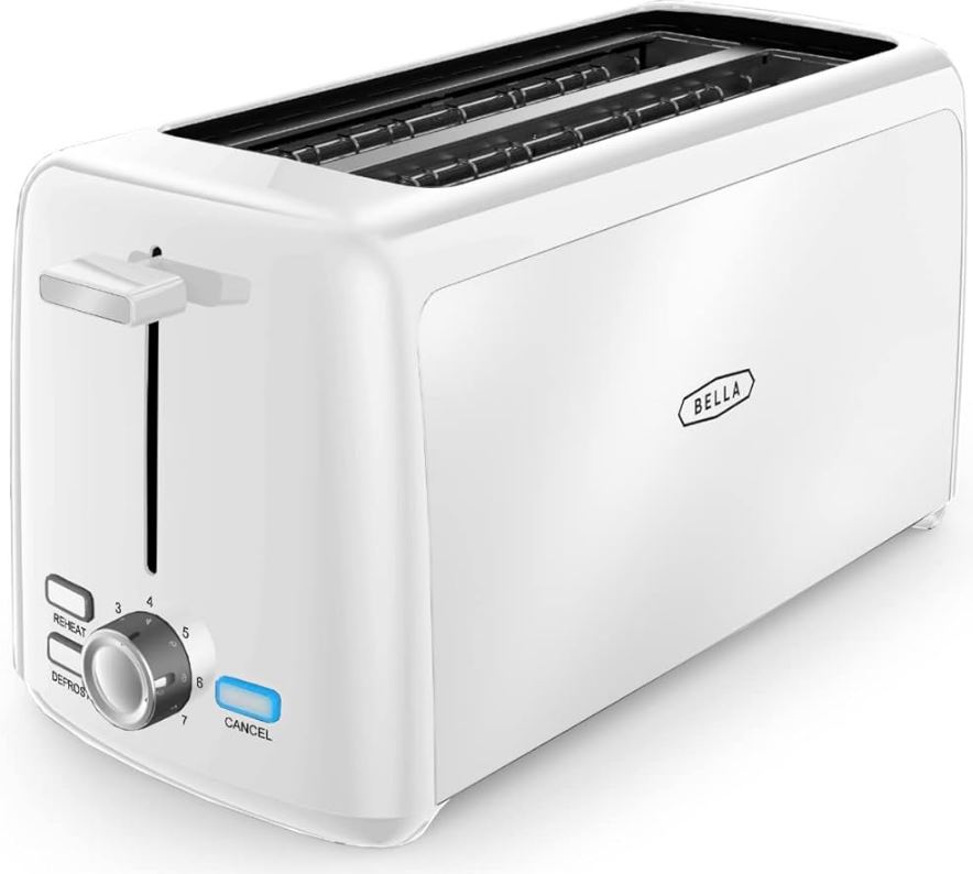 BELLA 4 Slice Long Slot Toaster