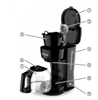 BLACK DECKER CM0915BKD 12-Cup Coffee Maker 1