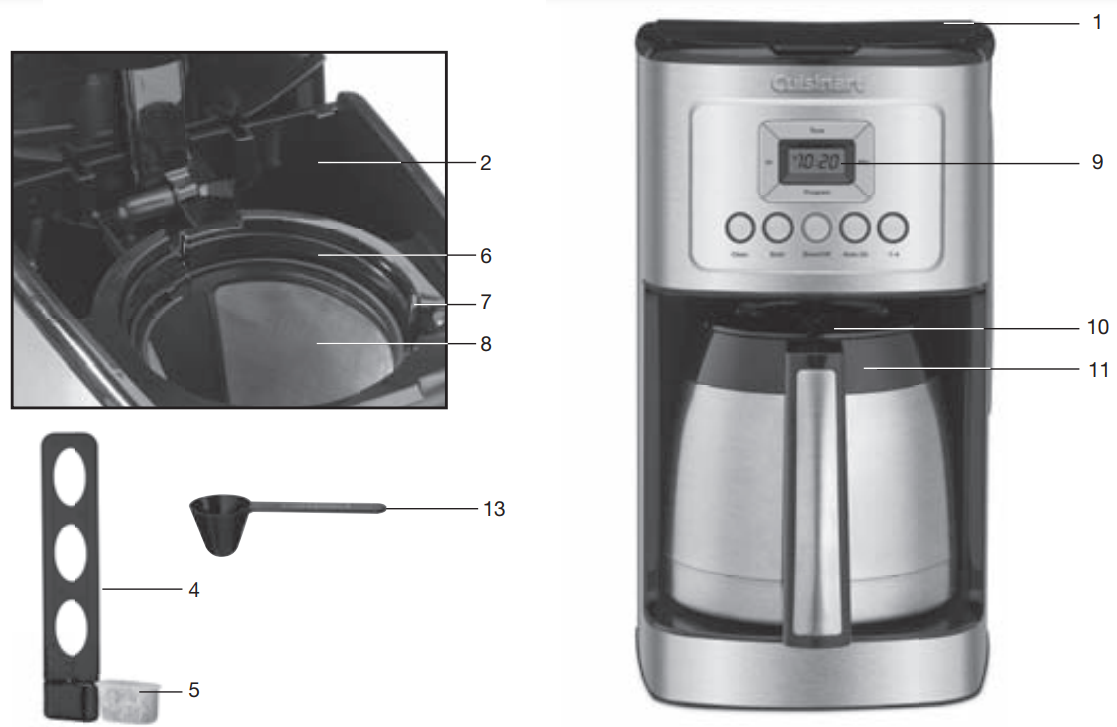 Cuisinart DCC-3400 Stainless Steel Coffee Maker 1