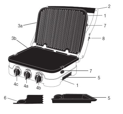 Cuisinart GR-4NP1 Sandwich Maker 1