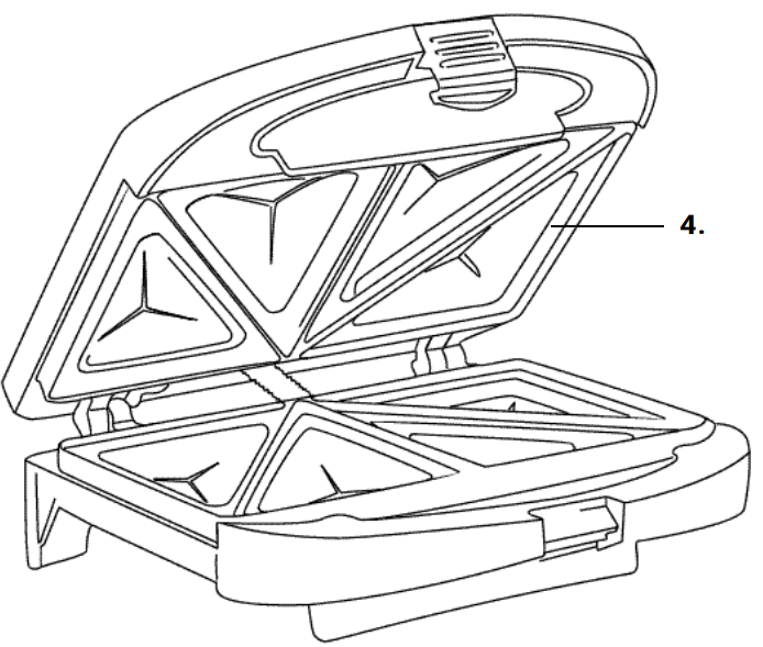 Cuisinart WM-SW2N Dual-Sandwich Nonstick Electric Grill 2