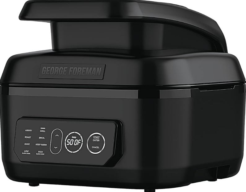 George Foreman MCAFD800D Beyond Grill 7-in-1 Electric Indoor