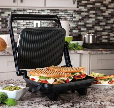 Hamilton Beach 25460A Panini Press Sandwich Maker featured