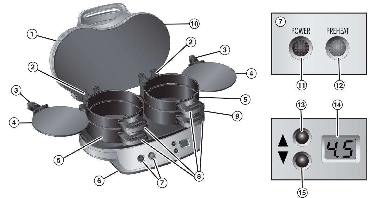 Hamilton Beach 25490A Dual Breakfast Sandwich Maker 1