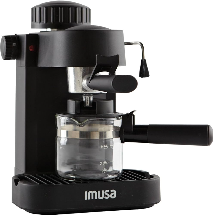 IMUSA USA GAU-18202 4 Cup Espresso and Cappuccino Maker