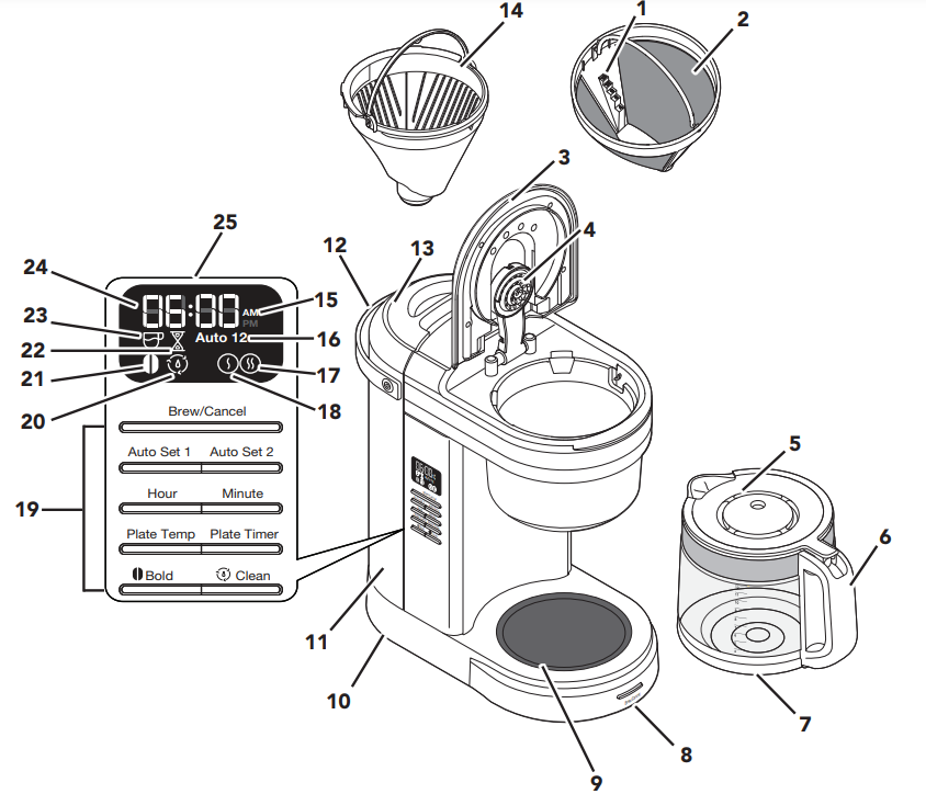 KitchenAid KCM1209DG Drip Coffee Maker 1