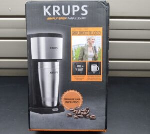 Krups Single Serve Drip Coffee Maker User Manual