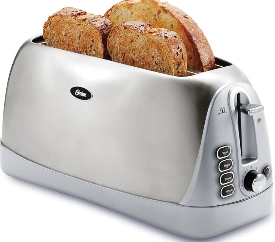 Oster TSSTTR6330-NP Long Slot 4-Slice Toaster