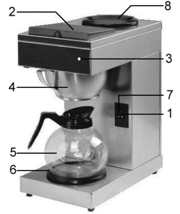 SYBO SF-CB-2GA 12-Cup Commercial Drip Coffee Maker 1