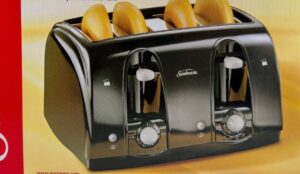 Sunbeam 3911 Wide Slot 4-Slice Toaster User Manual