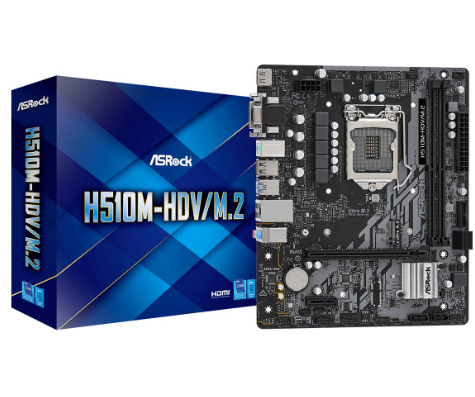 ASRock H510M-HDV Compatible with Intel 10th and 11th Generation CPUs featured