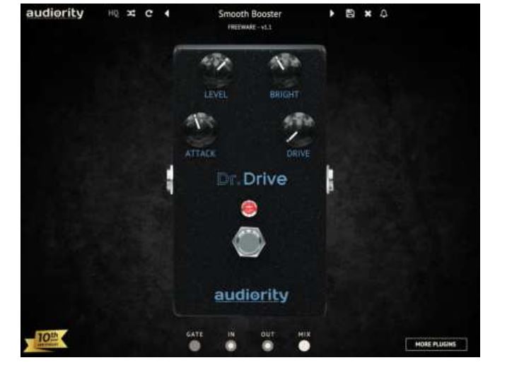 Audiority AAX Dr Drive Modern Overdrive Pedal Plugin 4