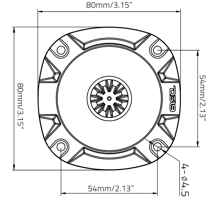 DS18 PRO-TWN2 Neodymium Hybrid Driver Super Bullet Tweeter 1