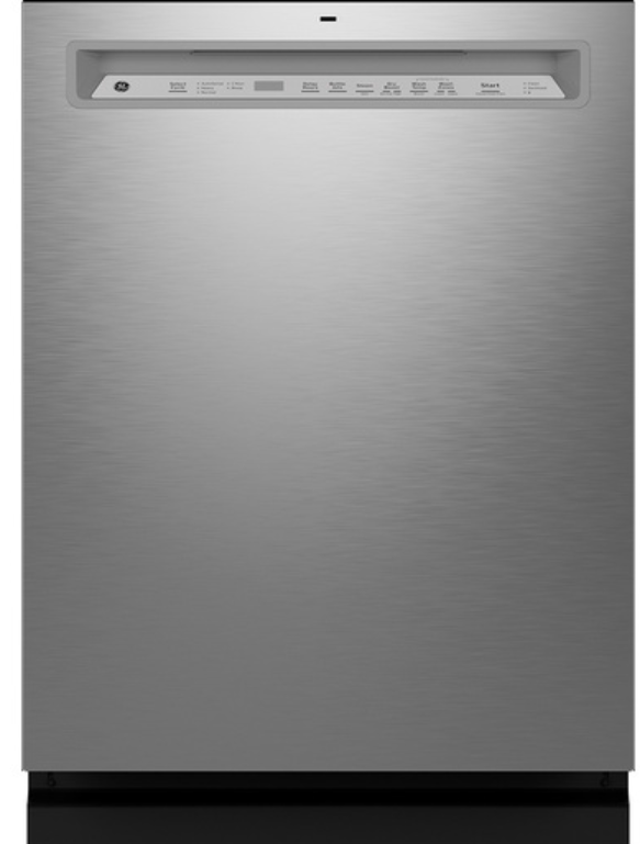 GE Appliances Control Stainless Steel Dishwasher