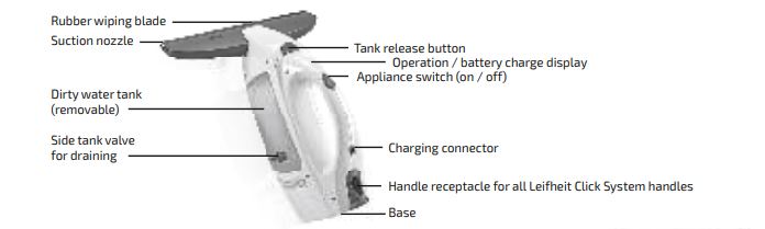 LEIFHEIT 51000 Window Vacuum Dry and Clean 2