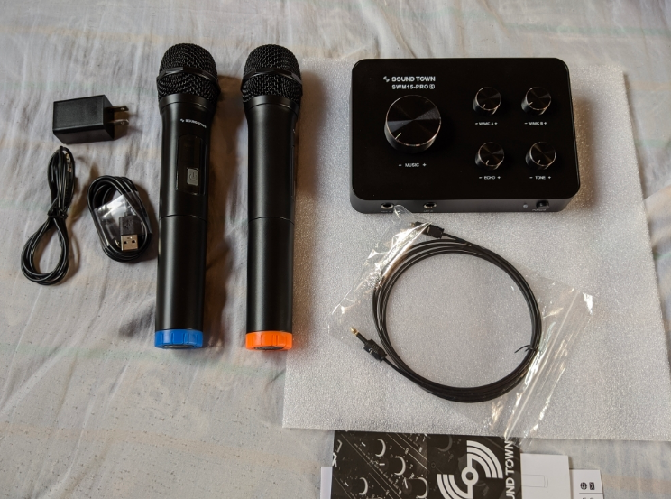 Sound Town Swm15-max Wireless Microphone Karaoke Mixer System Featured images