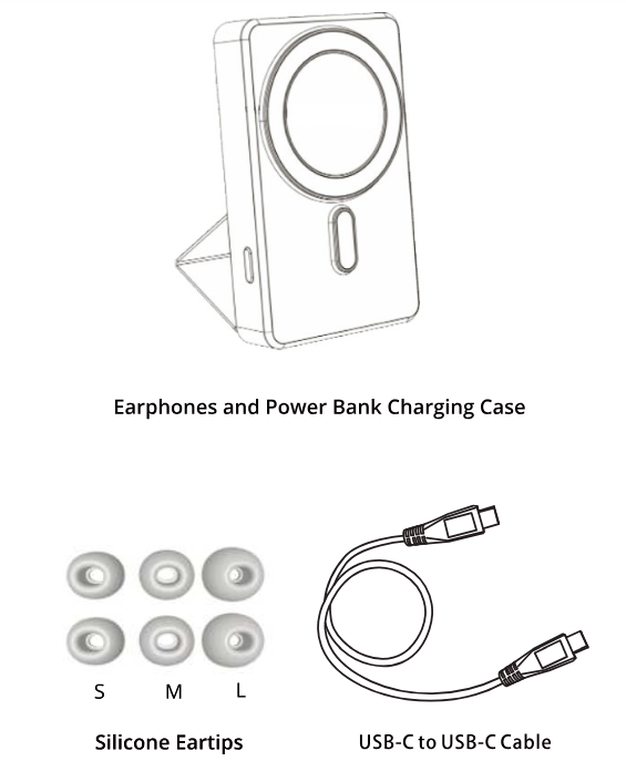 TRANSTYLE CW21 4 In 1 Travel Companion TWS Earphones With Power Bank 1