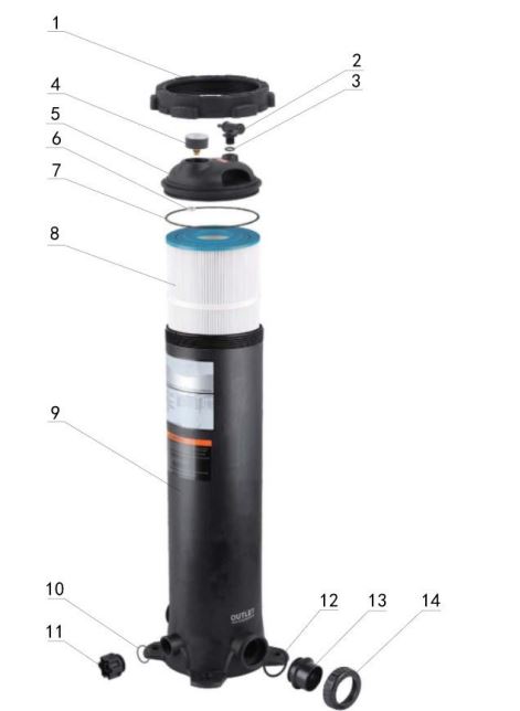 VEVOR GL50 Pool Cartridge Filter 4