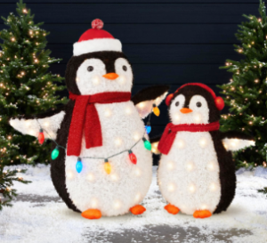 best choice products SKY6890 2 Piece Lighted Penguin Family Instruction Manual