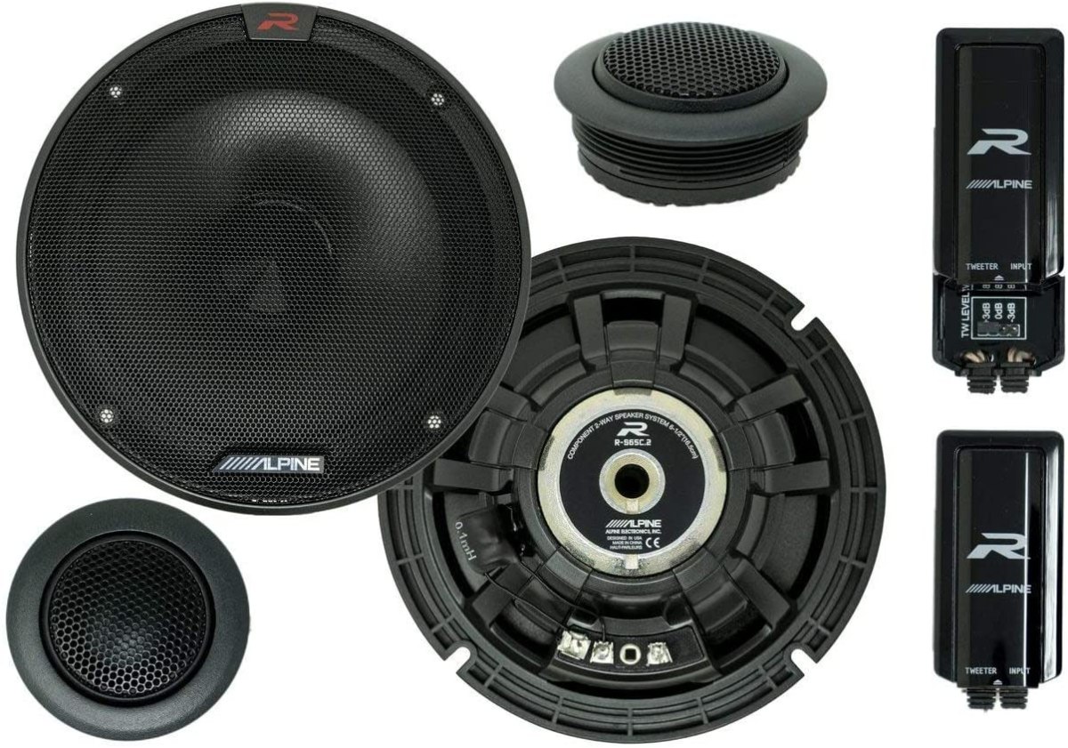 Best 6.5 Component Speakers For Bass-Alpine R-S65C